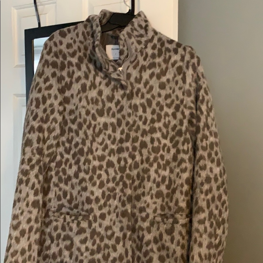 Leopard Print Coat